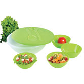 KitchenWorthy 9.24" 8 Piece Salad and Serving Set