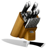 Fusion 18 Piece Cutlery Block Set