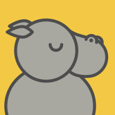 Animals Hippo Painting