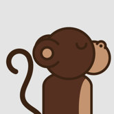 Animals Monkey Painting