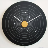 Solar System Expos&eacute; Modern Wall Clock