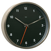 Designer Wall Clock in Helio Black
