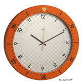 Speedmaster Wall Clock in Orange and White