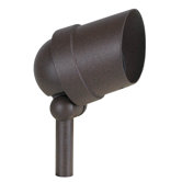 Cast Aluminum Spot Light in Rust