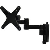 Full Motion Articulating Wall Mount in Black for LED / LCD TVs up to 27"