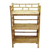 Natural Bamboo 3 Tier Shelf