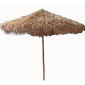 9' Thatched Bamboo Market Umbrella