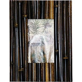 Bamboo Picture Frame in Fence Dark