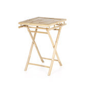 Short Bamboo Dining Table
