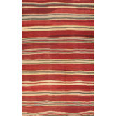 Kilim Red Striped Rug