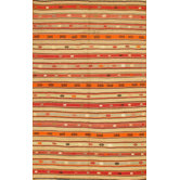 Kilim Multi-Colored Striped Rug
