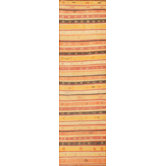 Kilim Brown Striped Rug