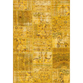 Patchwork Yellow Rug