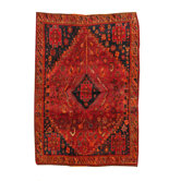 Kourd Rust Floral Medallion Rug