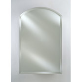 Radiance Arch Top Frameless Wall Mirror