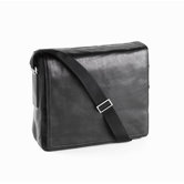 Tuscan Square Messenger Bag in Black