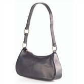 Vachetta L'il Hobo Handbag in Black