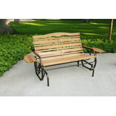Country Garden Glider with Trays