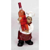 Urban Trends Polystone Chef Tabletop Wine Rack