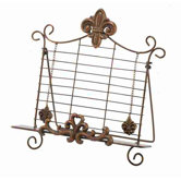 Rustic Metal Book Holder