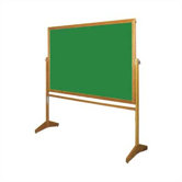 Premiere Wood Frame Reversible Chalkboard