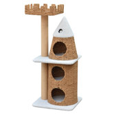 45" Condo and Top Nest Castle Cat Tree