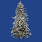 Frosted Wistler Fir 7.5' Artificial Christmas Tree with Clear Lights
