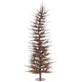 Colorful Laser 6' Mocha Artificial Christmas Tree