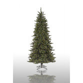 8.5' Prelit Slim Camdon Fir Artificial Christmas Tree with Clear Lights