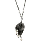 Pearl Leaf Necklace