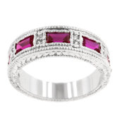 Cubic Zirconia Royal Cocktail Ring