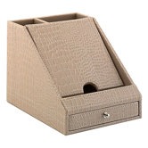 Volcano Dusk Collection Charging Station with Natural Grass Weave Pattern