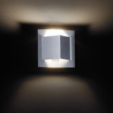 Liva 1 130cm Wall Light in Aluminium Matt