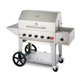 Natural Gas Grill On Cart