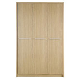 Kit-form Delux 3 Door Plain Wardrobe