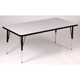 Rectangle Activity Table with Grey Granite Top