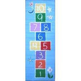 Fun Time Primary Hopscotch Kids Rug