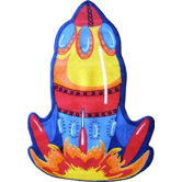 Fun Shape High Pile Rocket Kids Rug
