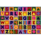 Supreme Numbers and Alphabet Kids Rug