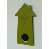 Cuckoo Pendulum Wall Clock in Duchamp Green