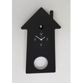 Cuckoo Wall Clock in Black