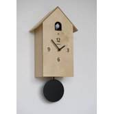 Cuckoo Zuba Wall Clock in Birch