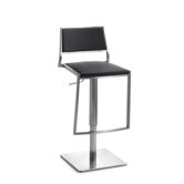 Bar-/ Tresenhocker "Mysilverline" in Schwarz