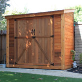 SpaceSaver Wood Lean-To Shed