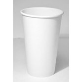 16Oz Paper Hot Cups in White