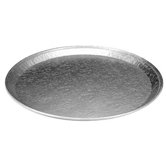 16" Aluminum Embossed Round Tray