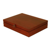 Rebecca Flatware Storage Chest in Deep Mahogany