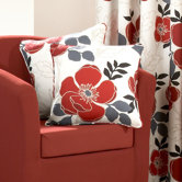 Darina Single Cushion Cover in Red