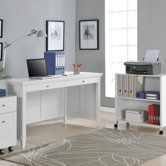 Amelia Desk with Mobile Storage Cube and File
