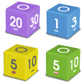 Miracle Cube Timer (Set of 4)
